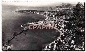 Postcard Moderne Menton Vue Generale Martin Coup And Monaco Monte Carlo