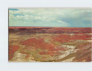 Postcard The Painted Desert, Petrified Forest Naitonal Park, Northern Arizona