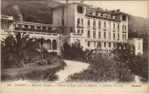 CPA Hyeres Maison de Repos pour les Officiers FRANCE (1104412)