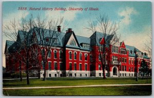 Vtg Champaign IL Natural History Building University of Illinois 1910s Postcard