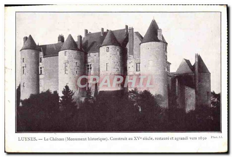 Old Postcard Chateau Luynes