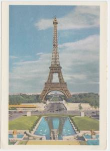 PARIS, La Tour Eiffel, The Eiffel Tower, unused Postcard