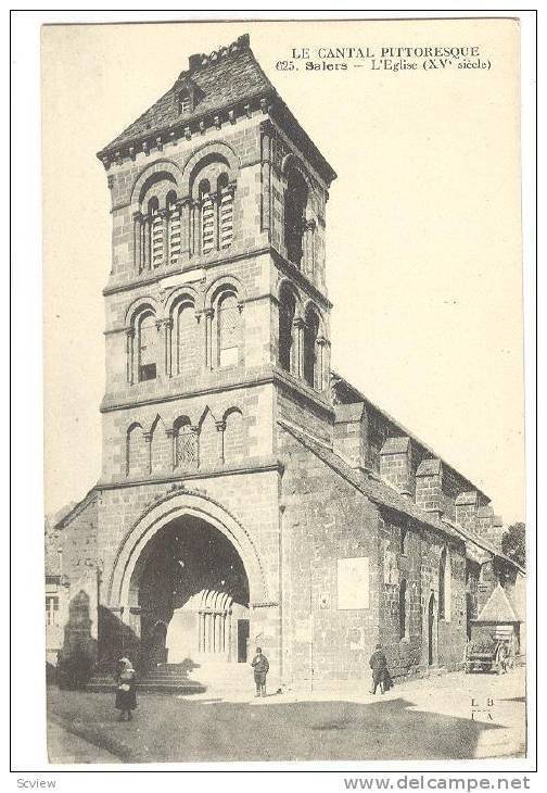 Salers, Cantal department ,France. 00-10s ; L'Eglise