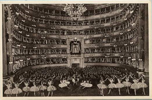 Italy - Milan, Interior of the Scala Theatre