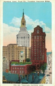 USA Hartford Connecticut Trust Co. Travelers Insurance Buildings 04.49