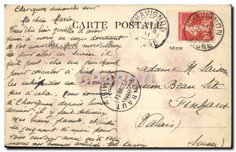 Old Postcard Laon Gate D & # 39Ardon