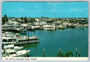 Fishing & Charter Boats, Marina, Clearwater Beach, Florida, 1979 Chrome Postcard