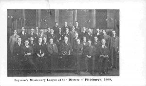 Laymen's Missionary League Diocese of Pittsburgh PA 1908 postcard