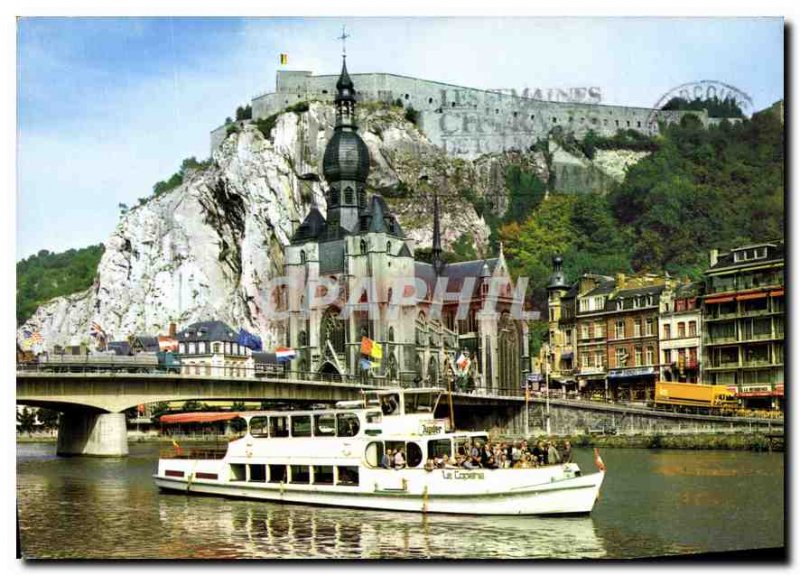 Modern Postcard The Cop?re trips on the Meuse Boats Ansiaux Velodrome Street ...