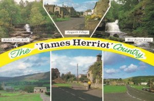 The James Herriot Country Yorkshire Book Author Multi Views Postcard