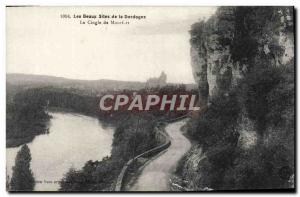Old Postcard Les Beaux Sites De La Dordogne Cingle de Montfort