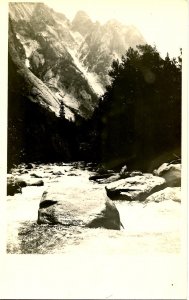 CA - Thipiti Dome. Luces Peaks on the Kings River   *RPPC