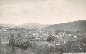 Steamboat Springs Colorado Moffat Road, Aerial View, B/W Lithograph PC U8459