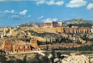 B29606 Athens view of the Acropolis greece