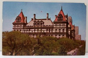 Albany NY State Capitol to Chambersburg Pa Postcard E16