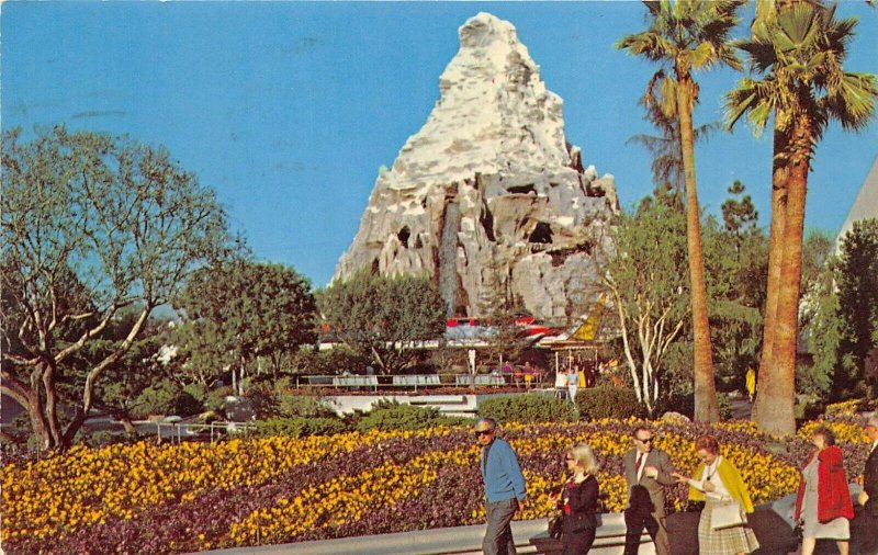 DISNEYLAND Anaheim California 1969 Postcard Matterhorn Mountain 