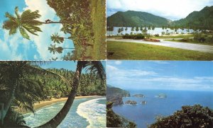 Maracas Baccolet Beach West Indies 4x 1970s Postcard s