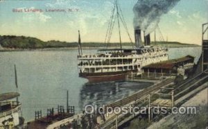 Lewiston N.Y., U.S.A Steamer, Steamers, Ship, Ships Postcard Postcards Unused