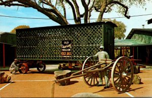 Florida St Augustine The Old Jail Old Chain Gang Wagon