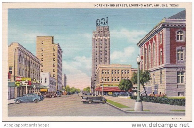 Texas Abilene North Third Street Looking West