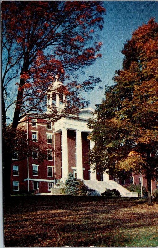 Vtg Wittenberg College Myers Hall Springfield Ohio OH Postcard