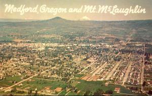 Oregon Aerial View Of Medford and Mt McLaughlin