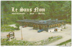 Le Sans Nom , Restaurant - Bar - Motel , St-Gerald des Laurentides , Quebec ,...