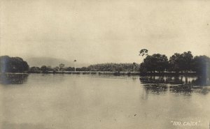colombia, Rio Cauca (1910s) RPPC Postcard