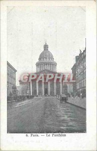 Old Postcard Paris Pantheon