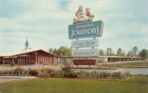 HOWARD JOHNSON'S Motor Lodge Rocky Mount, NC Roadside c1960s Vintage Postcard