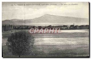 Old Postcard General view of Mont Ventoux