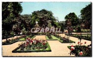 Old Postcard Paris Bagatelle Rose Garden