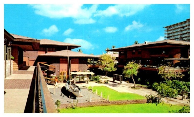 Whalers Village Kaanapali Maui Hawaii Postcard Posted 1986