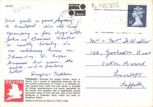 B102838 thatchers rock torquay devon    uk