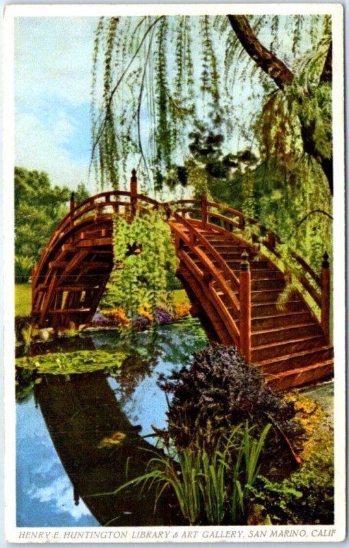 M-99412 Bridge in the Oriental Garden Henry E Huntington Library & Art Gal