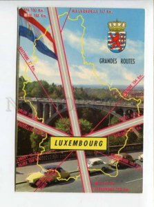 422065 LUXEMBOURG 1973 year Grandes Routes transit photo postcard