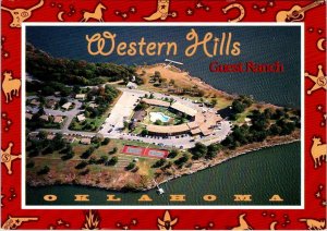 Hulbert, OK Oklahoma WESTERN HILLS GUEST RANCH Sequoyah Park Resort 4X6 Postcard