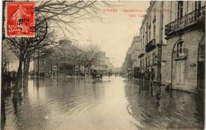 CPA ANGERS - Inondations de lanviex 1910 - Quai National (296511)