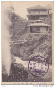 Japanese Homes & Small Bridge, Japan,  1910-1920s