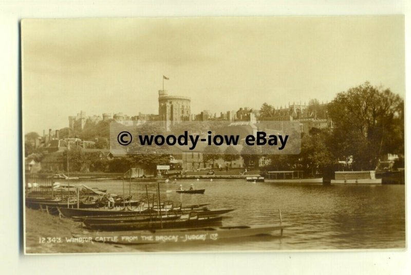 tp8091 - Berks - Windsor Castle & Thames from Brocas - Postcard - Judge's Ltd