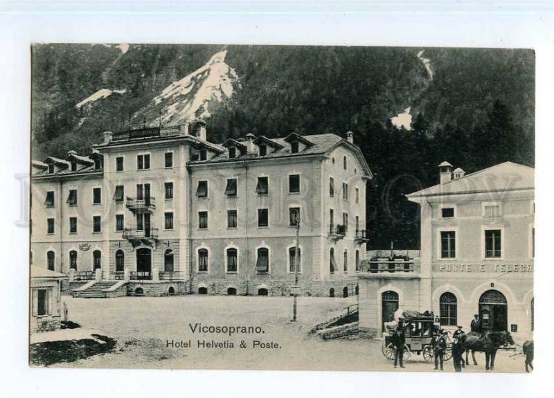 246783 SWITZERLAND VICOSOPRANO Hotel Helvetia & post office