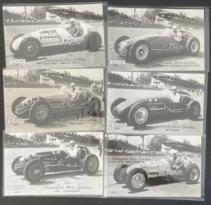 Mint Indy 500 Real Photo Postcard 33 Starters 1953 Indianapolis Motos Speedway