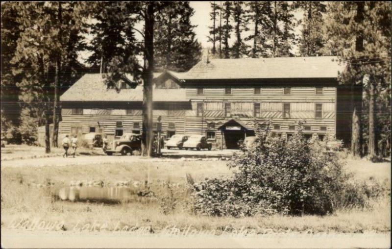 Lake Wallowa Joseph OR Lodge c1940s Real Photo Postcard 