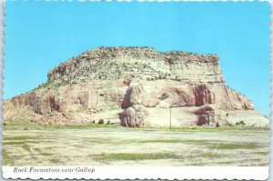 Postcard - Rock Formation near Gallup, New Mexico