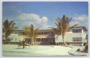 Venice Florida~Front of Sunset Apartment~Vintage Postcard