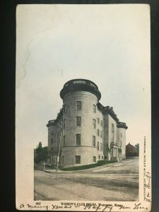 Vintage Postcard 1904 Women's Club House, Worcester, Massachusetts (MA)
