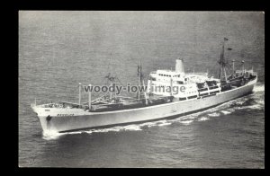 ca0037 - Ben Line Cargo Ship - Bengloe , built 1961 - postcard