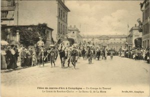 CPA compiegne feasts of joan of arc - a group tournament (1207549) 