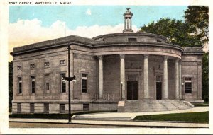 Maine Waterville Post Office 1926