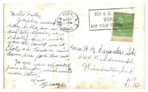 1940 RPPC Park Avenue looking North, New York City Real Photo Postcard *5N(3)6